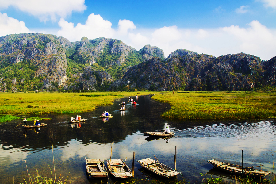 Van Long Lagoon, Tam Coc Ninh Binh