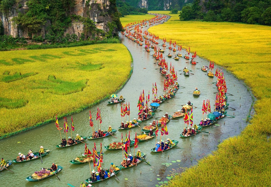 ninh binh 1 day tour landscape trang an mua cave